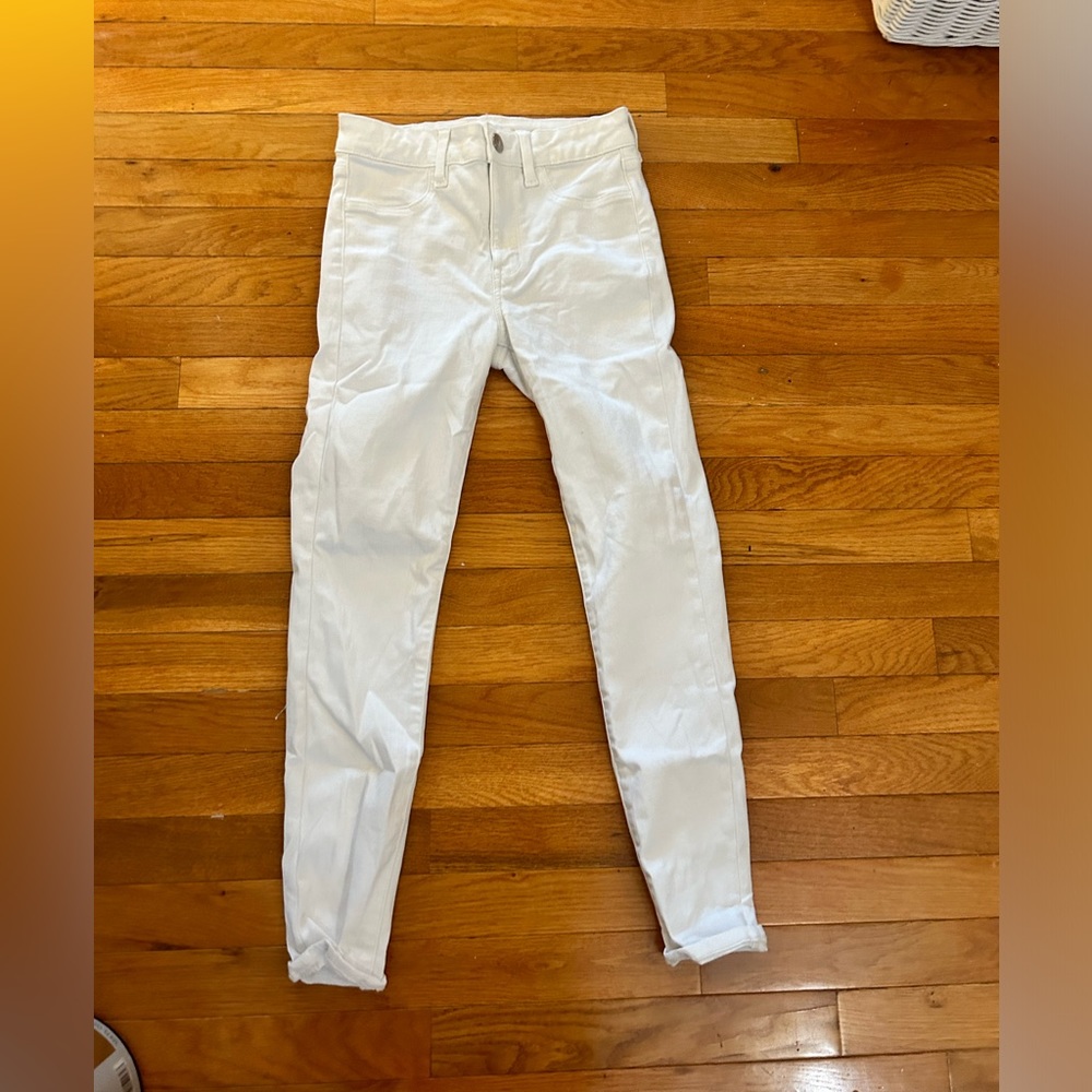 white jeans